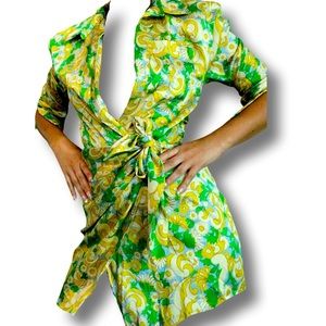 Wrap mini dress zara